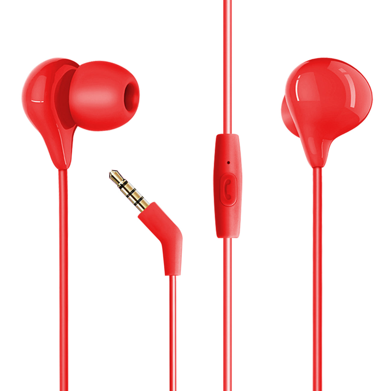Hey Dr H86 In-Ear headphones in Red M2RHD-H96RD